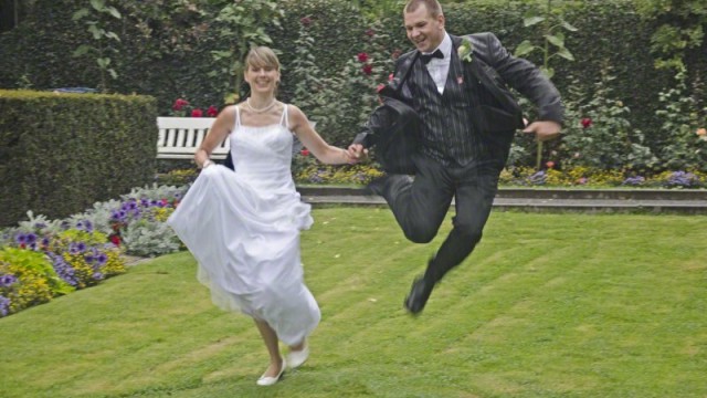 Hochzeit im Regen