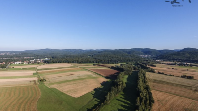 Ein Flug zur innerdeutschen Grenze